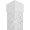 Ekena Millwork Craftsman Classic Square Non-Tapered Large Marrakesh Fretwork Column CC0809ENMKLCSCS - alternate 3